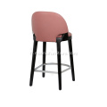 Tabouret de bar en cuir rose potocco velis